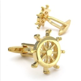 Skillful Manufacture Color Brilliancy High Quality Titanium Cufflinks