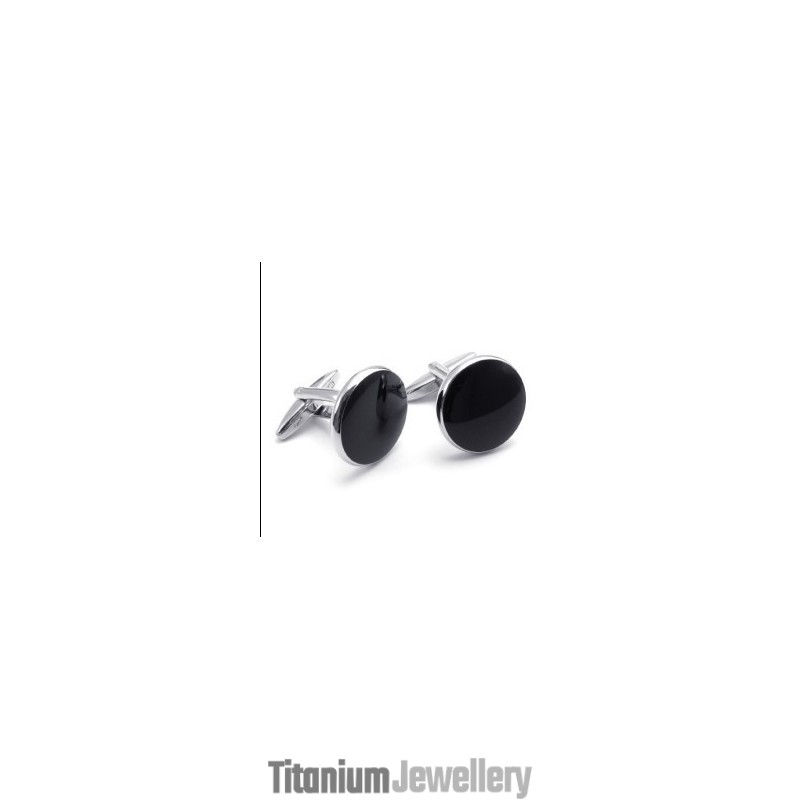 Deft Design Delicate Colors High Quality Titanium Cufflinks And Buttons