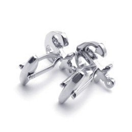 Finely Processed Color Brilliancy Reliable Quality Titanium Cufflinks