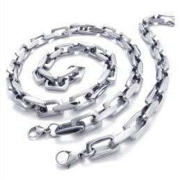 Professional Design Color Brilliancy Excellent Quality Titanium Jewelry Set Including Necklace, Bracelet