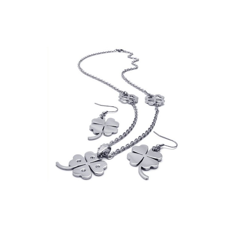 Elegant Shape Color Brilliancy Excellent Quality Titanium Jewelry Set Including Necklace, Pendant, Earring Elegant Shape Color Brilliancy Excellent Quality Titanium Jewelry Set Including Necklace, Pendant, Earring