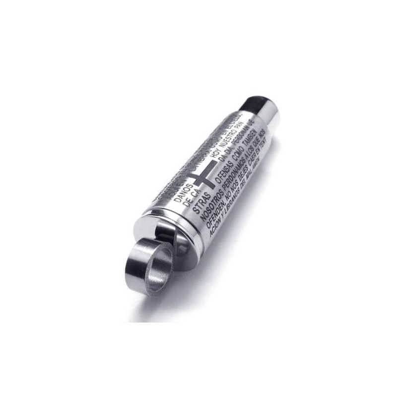 Men's Pure Titanium Cross Necklace Bullet Pendant (New) Men's Pure Titanium Cross Necklace Bullet Pendant (New)