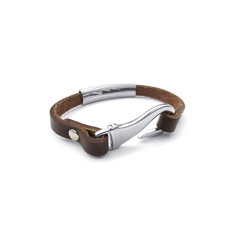 Skillful Manufacture Delicate Colors Reliable Quality Titanium Leather Bangle