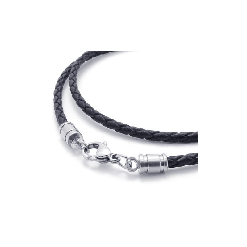 Deft Design Delicate Colors High Quality Titanium Leather Necklace Deft Design Delicate Colors High Quality Titanium Leather Necklace