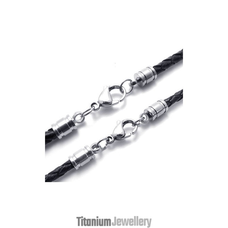 Skillful Manufacture Delicate Colors Excellent Quality Titanium Leather Necklace Skillful Manufacture Delicate Colors Excellent Quality Titanium Leather Necklace
