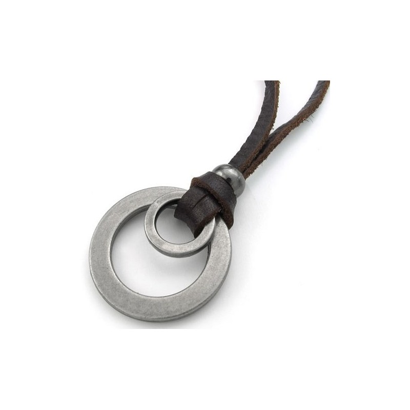 Deft Design Delicate Colors Reliable Quality Titanium Leather Necklace