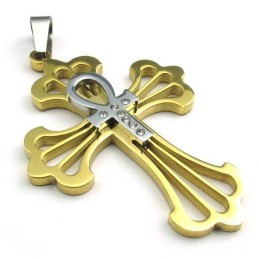 Latest Technology Color Brilliancy Reliable Quality Titanium Cross Pendant