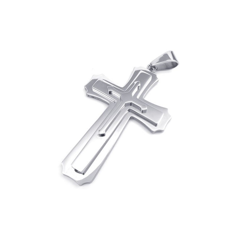 Professional Design Color Brilliancy Stable Quality Titanium Cross Pendant