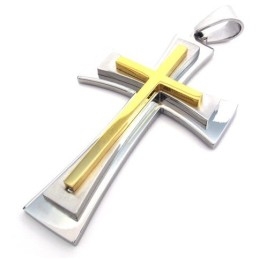 Attractive Design Color Brilliancy Reliable Reputation Titanium Cross Pendant