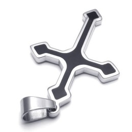 Elegant Shape Color Brilliancy Superior Quality Titanium Cross Pendant