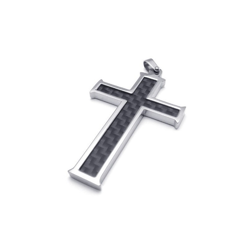 Rational Construction Delicate Colors Stable Quality Titanium Cross Pendant