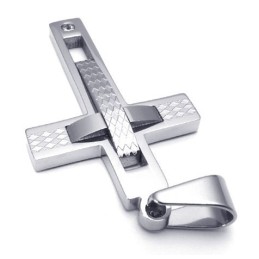 Rational Construction Color Brilliancy Superior Quality Titanium Cross Pendant