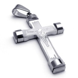 Finely Processed Color Brilliancy Selling Well All Over The World Titanium Cross Pendant