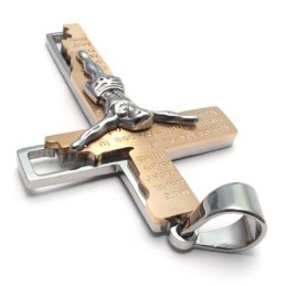 Professional Design Color Brilliancy World-Wide Renown Titanium Cross Pendant