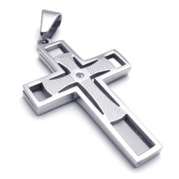 Latest Technology Color Brilliancy To Have A Long Standing Reputation Titanium Cross Pendant