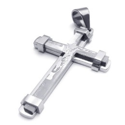 Elegant Shape Color Brilliancy Excellent Quality Titanium Cross Pendant