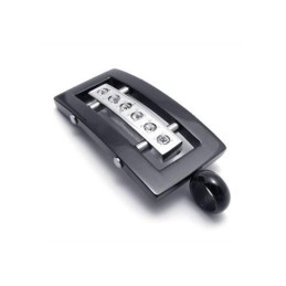 Men Silver Black Pure Titanium Pendant Necklace Chain