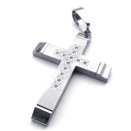 Elegant Shape Color Brilliancy Stable Quality Titanium Cross Pendant