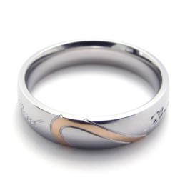 Beautiful Design Color Brilliancy Superior Quality Titanium Ring