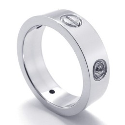 Skillful Manufacture Color Brilliancy Superior Quality Titanium Ring