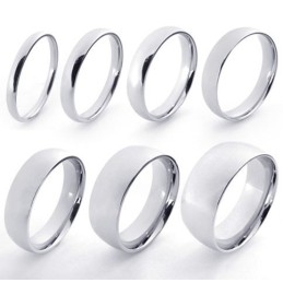 Skillful Manufacture Color Brilliancy Stable Quality Titanium Ring