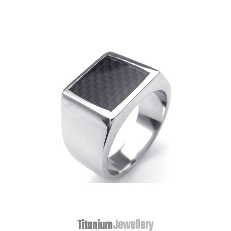 Rational Construction Color Brilliancy Superior Quality Titanium Ring