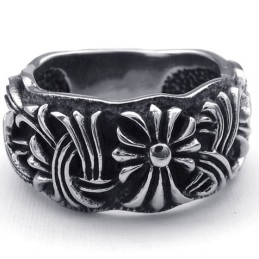 Fashionable Patterns Color Brilliancy Excellent Quality Titanium Ring