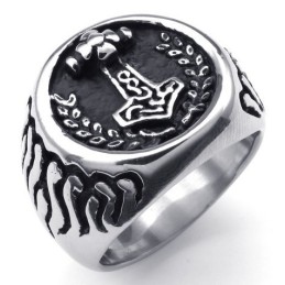 Deft Design Delicate Colors Stable Quality Titanium Ring