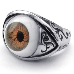Beautiful Design Color Brilliancy Stable Quality Titanium Ring